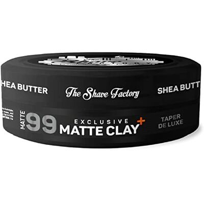 The Shave Factory Cera Opaca Per Capelli - Argile Capillaire Mat - Coiffage The Shave Factory Cera Opaca Per Capelli - Argile Capillaire Mat - Coiffage