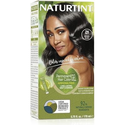 Naturtint Coloration permanente (0,2 l/170 ml, 2 N Brown-black) Naturtint Coloration permanente (0,2 l/170 ml, 2 N Brown-black)