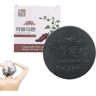 BAInuai Polygonum Multiflorum Shampooing Savon Bar Naturel Favorise la Croissance et Prévient la Chute des Cheveux Noirs et Épais (1 Pièce) BAInuai Polygonum Multiflorum Shampooing Savon Bar Naturel Favorise la Croissance et Prévient la Chute des Cheveux Noirs et Épais (1 Pièce)