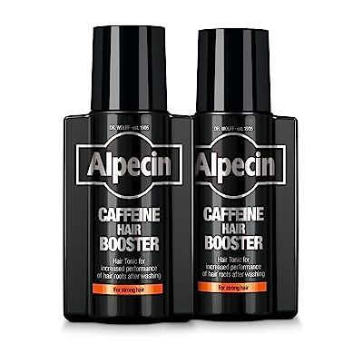 Alpecin Black Booster Hair Tonic 2x 200ml Prévient et réduit la chute des cheveux Energisant pour une croissance forte et naturelle pour hommes Alpecin Black Booster Hair Tonic 2x 200ml Prévient et réduit la chute des cheveux Energisant pour une croissance forte et naturelle pour hommes