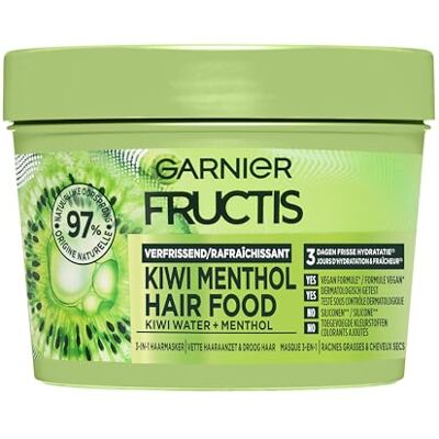 Fructis Masque capillaire 3 en 1 Garnier Hair Food Kiwi 400 ml Fructis Masque capillaire 3 en 1 Garnier Hair Food Kiwi 400 ml