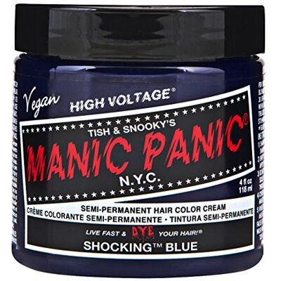 Manic Panic Hair Color Cream 118ml Shoking Blue Manic Panic Hair Color Cream 118ml Shoking Blue