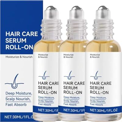 Sgjwyc Sérum de croissance des cheveux romarin roll-on huile de romarin pour la croissance H des cheveux, sérum capillaire pour cheveux secs, endommagés, nourrissants et hydratants, pour hommes et 30 ml (3) Sgjwyc Sérum de croissance des cheveux romarin roll-on huile de romarin pour la croissance H des cheveux, sérum capillaire pour cheveux secs, endommagés, nourrissants et hydratants, pour hommes et 30 ml (3)