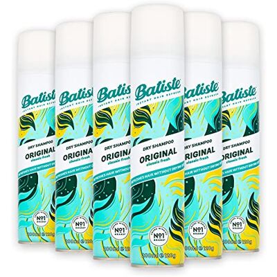 Batiste Shampooing sec Original Clean & Classic Fragrance Instant Hair Refresh Lot de 6 (6 x 200 ml) Batiste Shampooing sec Original Clean & Classic Fragrance Instant Hair Refresh Lot de 6 (6 x 200 ml)