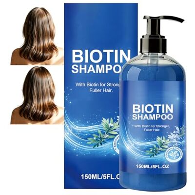 zonihun Shampooing au romarin et à la biotine pour cheveux fins, shampoing volumateur, traitement revitalisant intensif pour cheveux plus épais et plus corpulents, aide à réduire la chute des cheveux (1 pièce zonihun Shampooing au romarin et à la biotine pour cheveux fins, shampoing volumateur, traitement revitalisant intensif pour cheveux plus épais et plus corpulents, aide à réduire la chute des cheveux (1 pièce