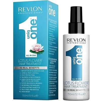 Revlon Uniq One Tout En Un Traitement Capillaire Fleur de Lotus (150ml) Revlon Uniq One Tout En Un Traitement Capillaire Fleur de Lotus (150ml)