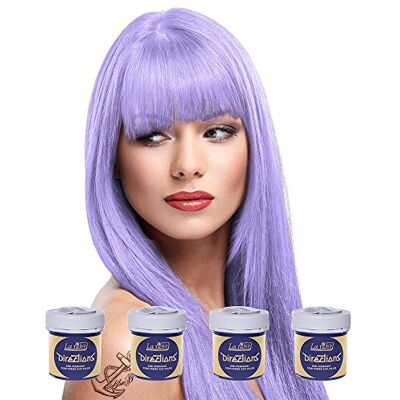 La Riche Directions Lot de 4 colorations semi-permanentes Pot de 88 ml La Riche Directions Lot de 4 colorations semi-permanentes Pot de 88 ml