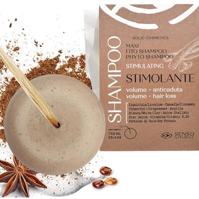Sensonaturale Senso Naturale Shampoing Solide Antichute Fortifiant Stimulant pour Cheveux Fragiles, Stimule la Croissance des Cheveux, avec Réglisse et Argile Blanche, 100% Naturel et Vegan, PH 4,5-5,5 Sensonaturale Senso Naturale Shampoing Solide Antichute Fortifiant Stimulant pour Cheveux Fragiles, Stimule la Croissance des Cheveux, avec Réglisse et Argile Blanche, 100% Naturel et Vegan, PH 4,5-5,5