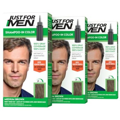 Just for men Shampooing couleur des cheveux (Pack de 3) Just for men Shampooing couleur des cheveux (Pack de 3)