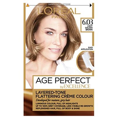 L'ORÉAL L'OREAL Age Perfect Light Golden Brown 6.03 1 Unité L'ORÉAL L'OREAL Age Perfect Light Golden Brown 6.03 1 Unité