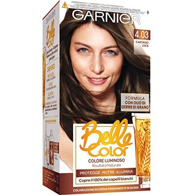 Garnier BELLE COLOR 4.03 castano luce Colorants pour cheveux Garnier BELLE COLOR 4.03 castano luce Colorants pour cheveux