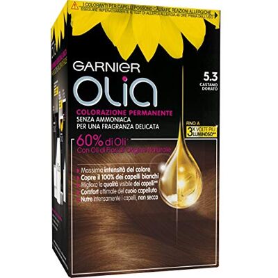 Garnier olia coloration cheveux brun d'or n. 5,3 Garnier olia coloration cheveux brun d'or n. 5,3