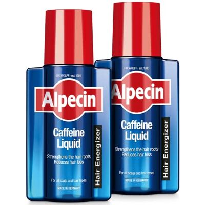 Alpecin , Traitement énergisant pour cheveux Formule liquide 200 ml Lot de 2 Alpecin , Traitement énergisant pour cheveux Formule liquide 200 ml Lot de 2