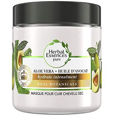 Herbal Essences , masque cheveux pour cuir chevelu sec avec aloe vera/huile d’avocat 250 ml Herbal Essences , masque cheveux pour cuir chevelu sec avec aloe vera/huile d’avocat 250 ml