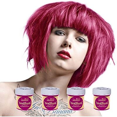 La Riche Directions Pack De 4 Coloration Semi Permanente + 1 Brosse De Teinture Offerte (Rose Chair Carnation Pink) La Riche Directions Pack De 4 Coloration Semi Permanente + 1 Brosse De Teinture Offerte (Rose Chair Carnation Pink)