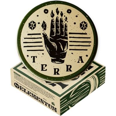 By Elementum Terra Pâte capillaire pour homme Tenue forte Finition mate Soin avec beurre de karité et huile d'avocat Parfum boisé forestier 100 ml By Elementum Terra Pâte capillaire pour homme Tenue forte Finition mate Soin avec beurre de karité et huile d'avocat Parfum boisé forestier 100 ml