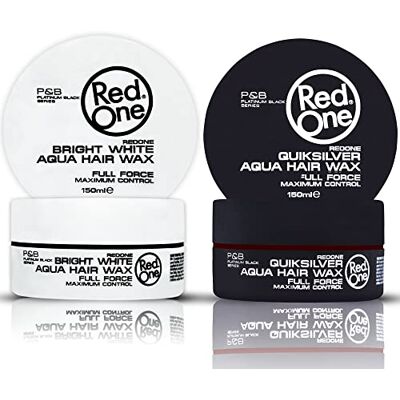 Redone Cire Aquatique Coiffante Blanc & Gris 150 ml Gelée Maintien Supplémentaire Pour Hommes et Femmes Aspect Brillant Longue Durée Parfum Cassis & Pêche Lot de 2 Redone Cire Aquatique Coiffante Blanc & Gris 150 ml Gelée Maintien Supplémentaire Pour Hommes et Femmes Aspect Brillant Longue Durée Parfum Cassis & Pêche Lot de 2