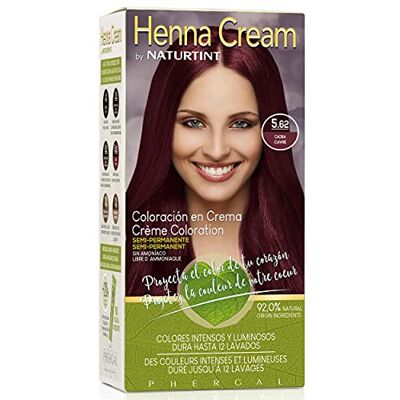 Naturtint Crème au henné Coloration semi-permanente en crème sans ammoniaque + 90 % d'ingrédients naturels jusqu'à 12 lavages 3,0 châtain foncé 110 ml Naturtint Crème au henné Coloration semi-permanente en crème sans ammoniaque + 90 % d'ingrédients naturels jusqu'à 12 lavages 3,0 châtain foncé 110 ml