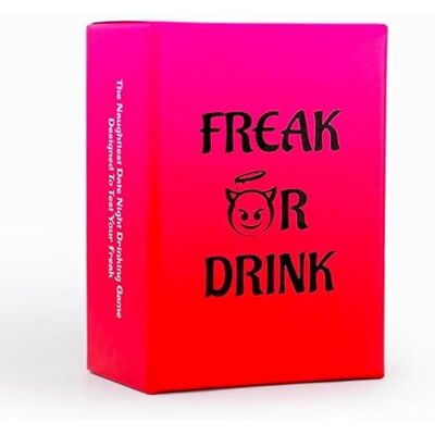 Freak Or Drink Le jeu à boire pour couple le plus bizarre parfait pour les rendez-vous galants, les anniversaires et les anniversaires – Let's Get Drunk, Wild & Freaky! Cadeaux de Saint-Valentin Freak Or Drink Le jeu à boire pour couple le plus bizarre parfait pour les rendez-vous galants, les anniversaires et les anniversaires – Let's Get Drunk, Wild & Freaky! Cadeaux de Saint-Valentin