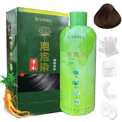 Ocilenya Shampooing sans aile, pour teinture de cheveux avec des bulles d'herbes et extrait d'huile d'argan Ocilenya Shampooing sans aile, pour teinture de cheveux avec des bulles d'herbes et extrait d'huile d'argan