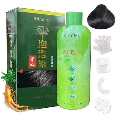 Ocilenya Shampooing sans aile, shampooing pour teinture de cheveux avec des bulles d'herbes, extrait d'herbes naturelles pour colorant de bulles de couleur de cheveux, shampooing à l'extrait d'huile d'argan Ocilenya Shampooing sans aile, shampooing pour teinture de cheveux avec des bulles d'herbes, extrait d'herbes naturelles pour colorant de bulles de couleur de cheveux, shampooing à l'extrait d'huile d'argan