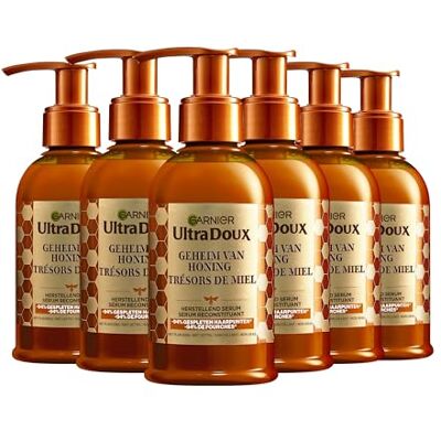 Garnier Ultra Doux Sérum reconstituant – Trésors de Miel Cheveux abîmés ou fragiles 6 x 115 ml Garnier Ultra Doux Sérum reconstituant – Trésors de Miel Cheveux abîmés ou fragiles 6 x 115 ml