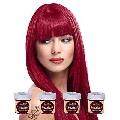 La Riche 4 X Directions Semi-Permanent Hair Color 88ml Tubs Rose Red La Riche 4 X Directions Semi-Permanent Hair Color 88ml Tubs Rose Red