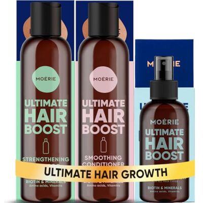 Moerie Mineral Shampoo and Conditioner Plus Hair Spray Mega Pack – The Ultimate Hair Care Set – For Longer, Thicker, Fuller Hair Vegan Hair Products – Paraben & Silicone Free Products Moerie Mineral Shampoo and Conditioner Plus Hair Spray Mega Pack – The Ultimate Hair Care Set – For Longer, Thicker, Fuller Hair Vegan Hair Products – Paraben & Silicone Free Products