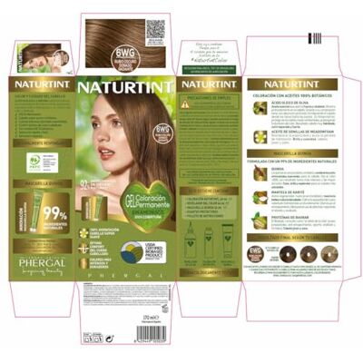 NATURTINT Biobased, Coloration Permanente + Masque NATURTINT Biobased, Coloration Permanente + Masque