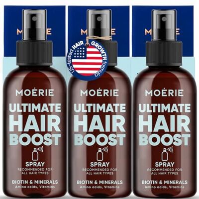 Moerie Ultimate Mineral Hair Growth Spray plus pour cheveux plus longs, épais et densément fortifiés Avec biotine et caféine Produits capillaires végétaliens, sans paraben, adaptés à tous types de cheveux Inverse Moerie Ultimate Mineral Hair Growth Spray plus pour cheveux plus longs, épais et densément fortifiés Avec biotine et caféine Produits capillaires végétaliens, sans paraben, adaptés à tous types de cheveux Inverse