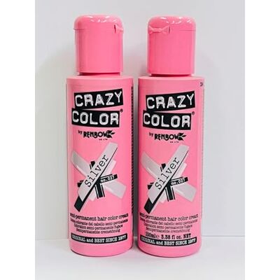 Crazy Color Official Semi-Permanent Hair Dye 100ml (Peacock Blue) Crazy Color Official Semi-Permanent Hair Dye 100ml (Peacock Blue)