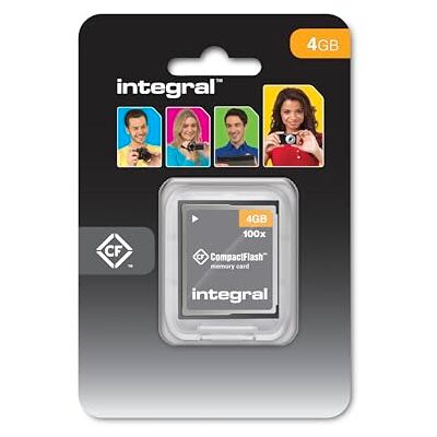 Integral Carte CompactFlash de 4 Go conçue pour les amateurs de photographie, durable et fiable Integral Carte CompactFlash de 4 Go conçue pour les amateurs de photographie, durable et fiable
