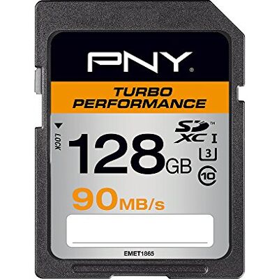 PNY Turbo Performance Carte mémoire flash SDXC 128 Go Classe 10 UHS-1 U3 PNY Turbo Performance Carte mémoire flash SDXC 128 Go Classe 10 UHS-1 U3