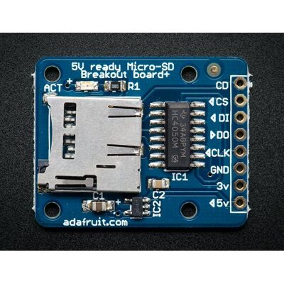 Adafruit Carte Micro SD Breakout Board+ Adafruit Carte Micro SD Breakout Board+