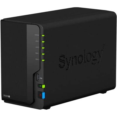 Synology DS220+ 8To NAS 2 Baies avec 2 x Disques Durs WD Red de 4To Synology DS220+ 8To NAS 2 Baies avec 2 x Disques Durs WD Red de 4To