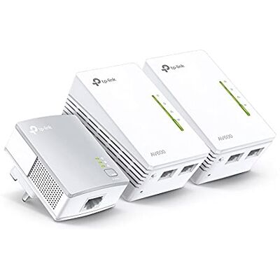 TP-Link WPA4220T KIT 2 Ports Adaptateur WiFi Powerline Starter Kit, Range Extender, à Large Bande/WiFi Extender, WiFi Booster/Hotspot, No Configu TP-Link WPA4220T KIT 2 Ports Adaptateur WiFi Powerline Starter Kit, Range Extender, à Large Bande/WiFi Extender, WiFi Booster/Hotspot, No Configu