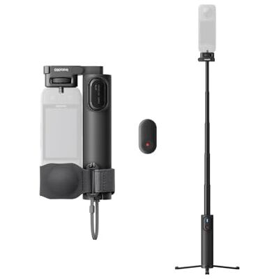 Insta360 Perche à selfie pliable 2 en 1, kit à distance (1/4 pouce), compatible avec X5, X4, X3, trépied intégré Insta360 Perche à selfie pliable 2 en 1, kit à distance (1/4 pouce), compatible avec X5, X4, X3, trépied intégré