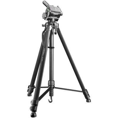 Walimex Pro WT-3570 Basic Trépied 168 cm Noir – Charge maximale 4 kg, grand trépied vidéo stable avec tête panoramique à 3 voies, idéal pour les prises de vue appareil photo et téléphone portable, Walimex Pro WT-3570 Basic Trépied 168 cm Noir – Charge maximale 4 kg, grand trépied vidéo stable avec tête panoramique à 3 voies, idéal pour les prises de vue appareil photo et téléphone portable,