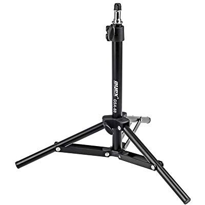ayex Trépied de lampe compact et léger GSA-40, réglable en continu de 24 à 40 cm, avec raccord Spigot 5/8 ayex Trépied de lampe compact et léger GSA-40, réglable en continu de 24 à 40 cm, avec raccord Spigot 5/8