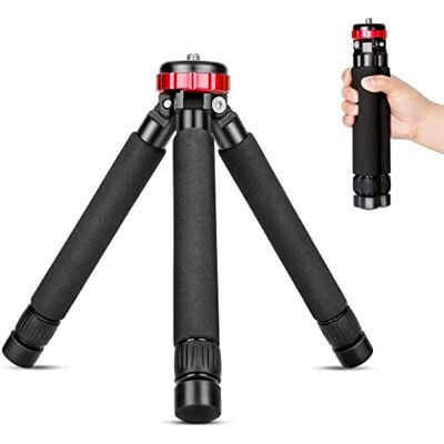 koolehaoda Mini trépied pour appareil photo avec fixation à vis 1/4" et 3/8" et pied de fonctionnement, charge maximale 10 kg pour appareil photo reflex numérique, monopode (MT-02) koolehaoda Mini trépied pour appareil photo avec fixation à vis 1/4" et 3/8" et pied de fonctionnement, charge maximale 10 kg pour appareil photo reflex numérique, monopode (MT-02)