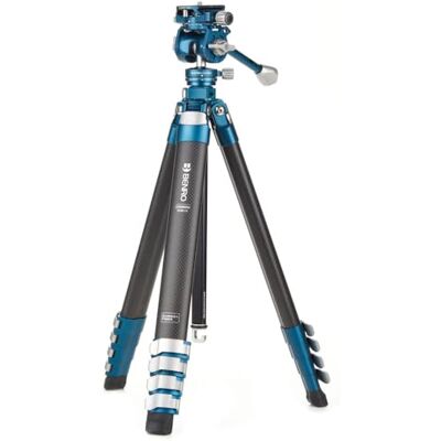 Benro CyanBird Pro Kit de trépied en aluminium – Trépied de voyage léger avec rotule FS20PRO, plaque Arca-Swiss, verrous à rabat et étui de transport pour appareils photo reflex numériques, sans Benro CyanBird Pro Kit de trépied en aluminium – Trépied de voyage léger avec rotule FS20PRO, plaque Arca-Swiss, verrous à rabat et étui de transport pour appareils photo reflex numériques, sans