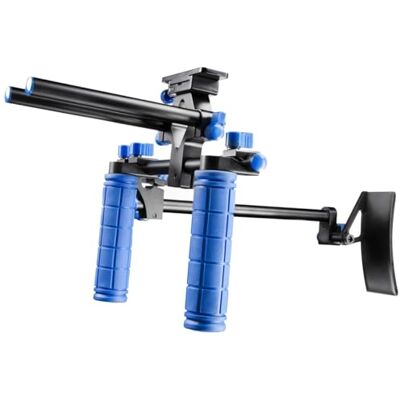 Walimex Pro Modulable, avec support d'épaule et deux poignées, en aluminium léger Walimex Pro Modulable, avec support d'épaule et deux poignées, en aluminium léger