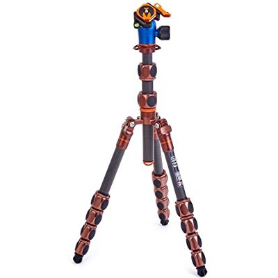 3 Legged Thing LEOKIT2 Pro Range 2.0 Leo 2.0 Kit de trépied de voyage en fibre de carbone – Trépied réglable pour appareil photo avec 3 pieds amovibles pour conversion de monopode – Bronze terre 3 Legged Thing LEOKIT2 Pro Range 2.0 Leo 2.0 Kit de trépied de voyage en fibre de carbone – Trépied réglable pour appareil photo avec 3 pieds amovibles pour conversion de monopode – Bronze terre