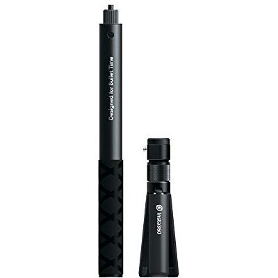 Insta360 Bullet Time Bundle Kit avec Poignée Ergonomique Supplémentaire avec Trépied Intégré, Compatible avec Caméscope X/EVO, Extensible jusqu'à 120 cm Noir Insta360 Bullet Time Bundle Kit avec Poignée Ergonomique Supplémentaire avec Trépied Intégré, Compatible avec Caméscope X/EVO, Extensible jusqu'à 120 cm Noir