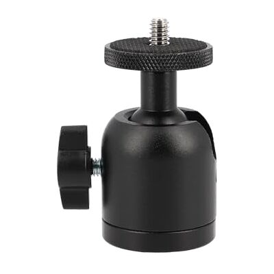 ayex Mini rotule en métal 1/4" – Rotule universelle avec rotation à 360° pour appareil photo et accessoires ayex Mini rotule en métal 1/4" – Rotule universelle avec rotation à 360° pour appareil photo et accessoires