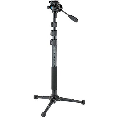Velbon Monopode de type support pour perche vidéo à 4 niveaux, verrouillage à levier à 2 niveaux, ultra lock Ashi 29 mm/21 mm, tête panoramique Furyudo de taille moyenne, pied en aluminium correspondant 372420 Velbon Monopode de type support pour perche vidéo à 4 niveaux, verrouillage à levier à 2 niveaux, ultra lock Ashi 29 mm/21 mm, tête panoramique Furyudo de taille moyenne, pied en aluminium correspondant 372420