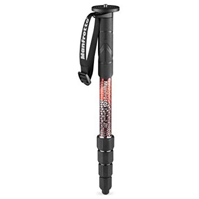 Manfrotto Element MII MMELMIIA5RD, Monopiede Alluminio 5 Sezioni Leggero da Viaggio, Rosso, Fascia da Polso, Impugnatura di Gomma, Twist Lock, Carico 16 kg, per Fotocamere Compatte, Mirrorless, Reflex Manfrotto Element MII MMELMIIA5RD, Monopiede Alluminio 5 Sezioni Leggero da Viaggio, Rosso, Fascia da Polso, Impugnatura di Gomma, Twist Lock, Carico 16 kg, per Fotocamere Compatte, Mirrorless, Reflex
