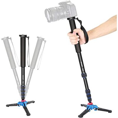 Monopode Neewer - Fibre de carbone, extensible, 66 pouces, support de trépied Monopode Neewer - Fibre de carbone, extensible, 66 pouces, support de trépied