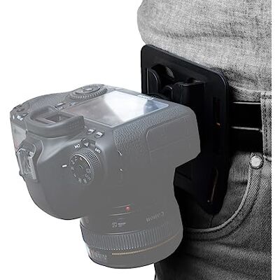 ayex Étui à clip de ceinture pour appareil photo avec plaque de dégagement rapide, support de ceinture idéal pour votre équipement photographique ayex Étui à clip de ceinture pour appareil photo avec plaque de dégagement rapide, support de ceinture idéal pour votre équipement photographique