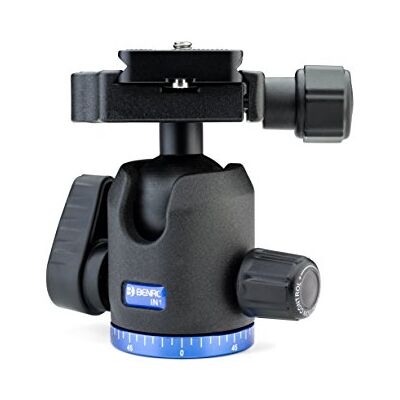 Benro IN1 Double Action Ball Head with PU60 QR Plate (Noir) Benro IN1 Double Action Ball Head with PU60 QR Plate (Noir)